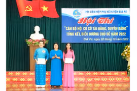 Đak Pơ tổ chức Hội thi "Cán bộ hội cơ sở tài năng, duyên dáng"