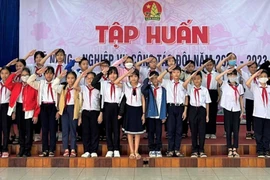 Hơn 100 cán bộ chỉ huy Đội tham gia tập huấn kỹ năng công tác Đội