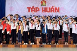 Hơn 100 cán bộ chỉ huy Đội tham gia tập huấn kỹ năng công tác Đội