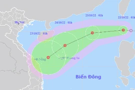 Áp thấp nhiệt đới có gió giật cấp 8 đã đi vào Biển Đông