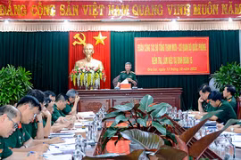 Bộ Tổng Tham mưu Quân đội nhân dân Việt Nam kiểm tra, làm việc tại Binh đoàn 15