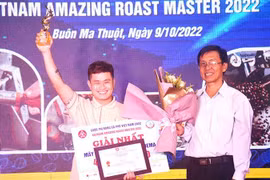 Thí sinh đến từ TP. Hồ Chí Minh giành giải nhất Cuộc thi Rang cà phê Việt Nam 2022