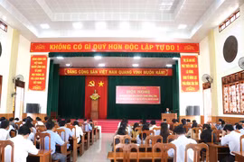 Cán bộ chủ chốt thị xã An Khê quán triệt các văn bản của Đảng