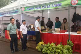 Đức Cơ: 60 gian hàng tham gia chợ phiên nông sản an toàn