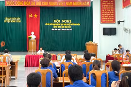 Lãnh đạo huyện Kông Chro tiếp xúc, đối thoại với thanh niên