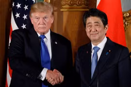 Lãnh đạo Mỹ và Nhật Bản thảo luận về quan hệ thương mại