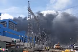 Cháy lớn tại Nhà máy Nhiệt điện Duyên Hải 3