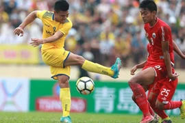 Chơi thiếu người, SLNA vẫn bất bại ở AFC Cup