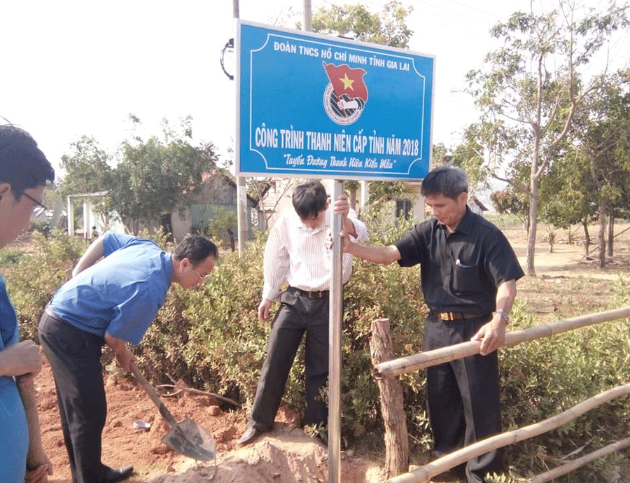 Khánh thành tuyến đường thanh niên kiểu mẫu