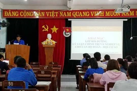 Khai mạc lớp bồi dưỡng cán bộ Đoàn, Hội năm 2018