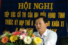 Chủ tịch HĐND tỉnh Gia Lai tiếp xúc cử tri huyện Phú Thiện