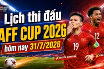 Cập nhật lịch thi đấu ASEAN Cup 2026 (AFF Cup) hôm nay 31/7