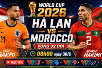 Hà Lan vs Morocco 8h ngày 30/6: Nhận định dự đoán tỷ số trận đấu