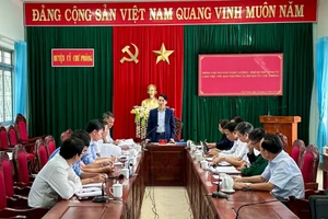 Quang cảnh buổi làm việc. Ảnh: Hà Duy