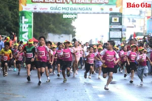 Hơn 600 vận động viên nhí tham gia giải chạy Gia Lai City Trail 2024