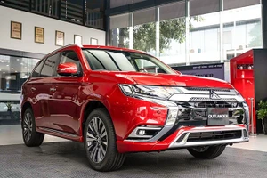 Mitsubishi Outlander 2024 được tinh chỉnh nhẹ, đem đến vẻ ngoài thể thao và hiện đại hơn. Ảnh: S.T