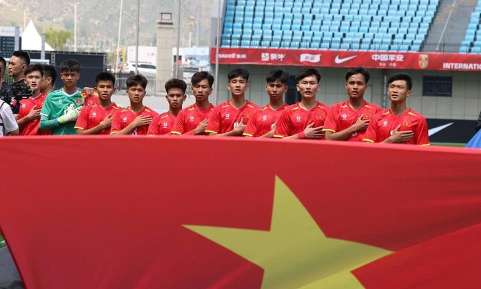 U16 Việt Nam cầm hoà chủ nhà Trung Quốc U16 Việt Nam cầm hoà chủ nhà Trung Quốc
