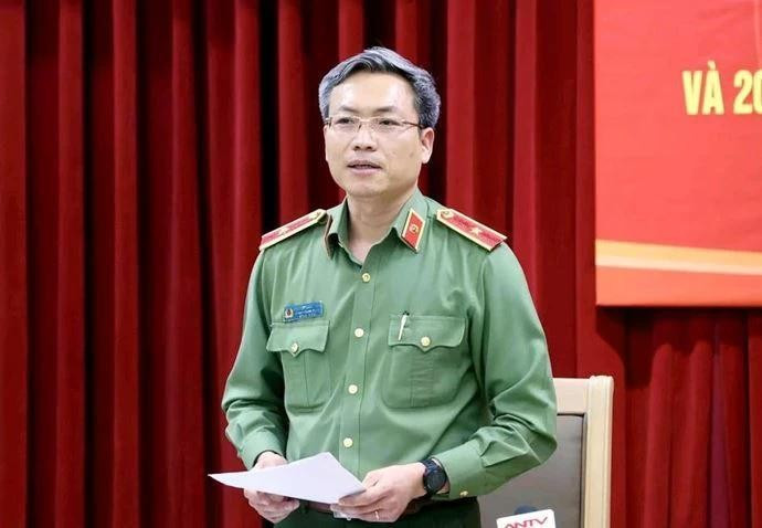 Thiếu tướng Nguyễn Quốc Toản - Người phát ngôn Bộ Công an. (Nguồn: Bộ Công an) thieutuongdd.jpg