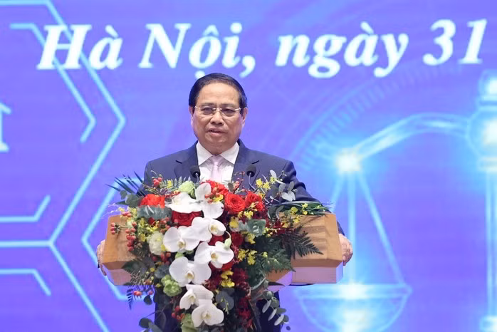 Thủ tướng Phạm Minh Chính phát biểu tại sự kiện. Ảnh: Nhật Bắc