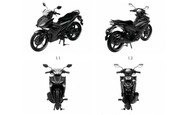 Hình ảnh về Yamaha Exciter 150 mới trong tài liệu bản quyền thiết kế vừa được Cục Sở hữu trí tuệ Việt Nam cập nhật. Nguồn: Cục Sở hữu trí tuệ