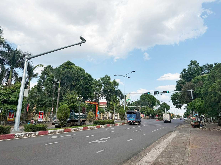 Hệ thống camera được đầu tư tiền tỷ ở xã Ia Grai nhưng chưa được sử dụng hiệu quả. Ảnh: T.D