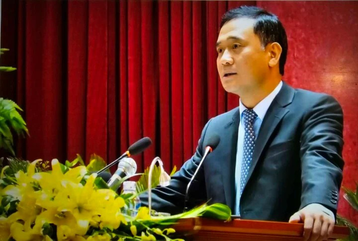Ông Ngô Ngọc Đức trước khi bị khởi tố. (Ảnh: Báo Hòa Bình) danh-bacc.jpg