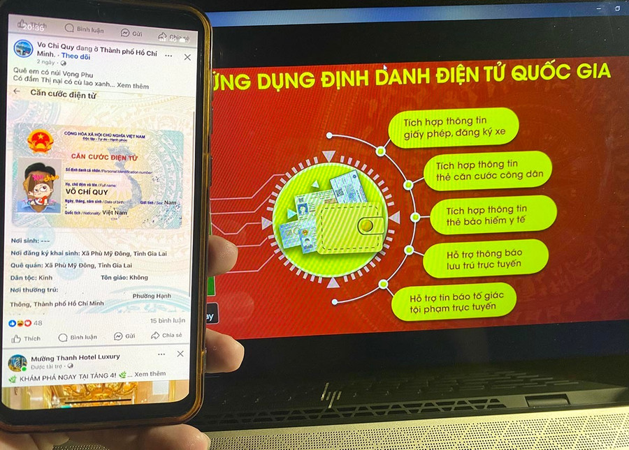 Việc tự công khai thông tin trên Facebook có thể dẫn đến lộ lọt dữ liệu cá nhân. 1nguyenchon.jpg