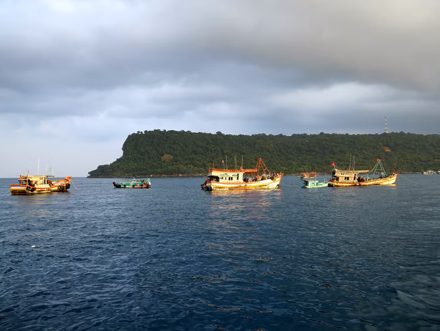 Vùng biển đặc khu Thổ Châu, An Giang. ẢNH: MAI THANH HẢI