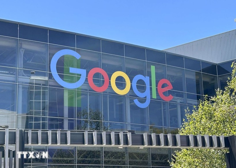 Trụ sở Google tại Mountain View, California, Mỹ. Ảnh: Kyodo/TTXVN tap-doan-cong-nghe-googledd.jpg