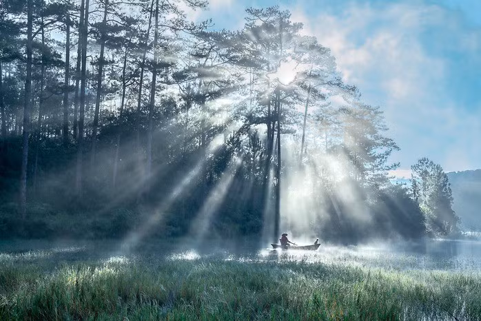 Một trong những tác phẩm mới nhất của anh. Ảnh: FBNV