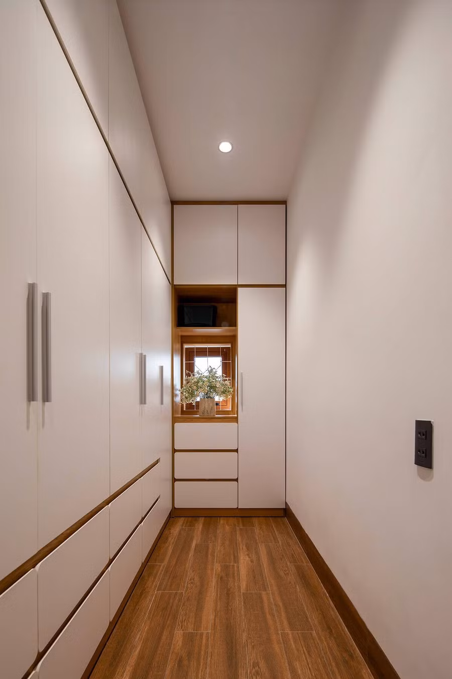 Khu để đồ được thiết kế gọn gàng.