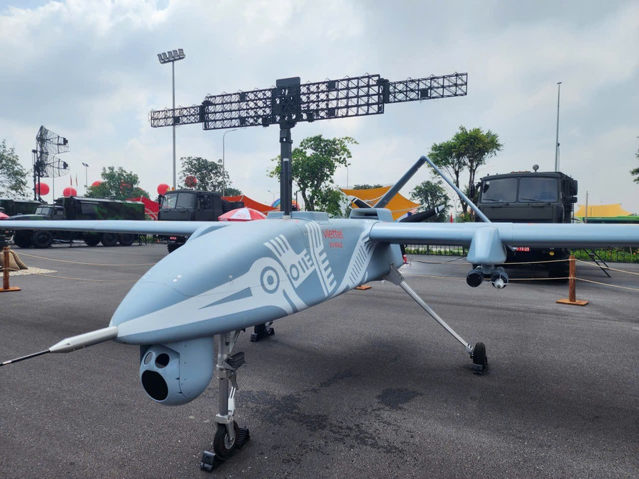 Sản phẩm UAV của Tập đoàn Viettel tại Triển lãm 80 năm thành tựu đất nước. Sản phẩm UAV của Tập đoàn Viettel tại Triển lãm 80 năm thành tựu đất nước.