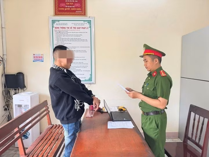 Công an TP Quảng Ngãi ra quyết định khởi tố bị can, thi hành lệnh bắt tạm giam đối tượng V.N.T