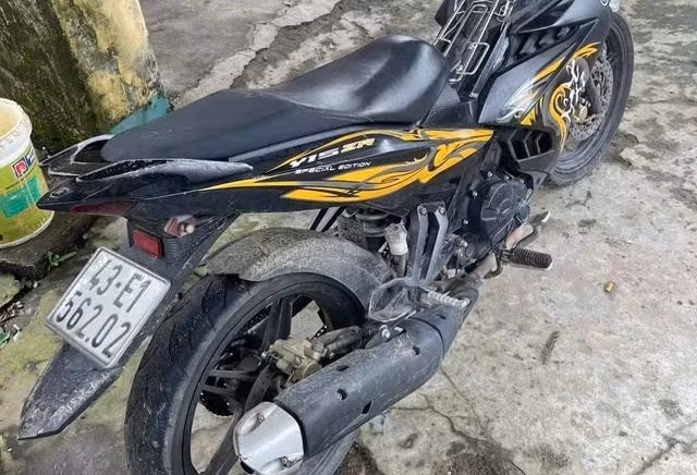 Xe máy Tài điều khiển để gây án. ẢNH: NGUYỄN TÚ