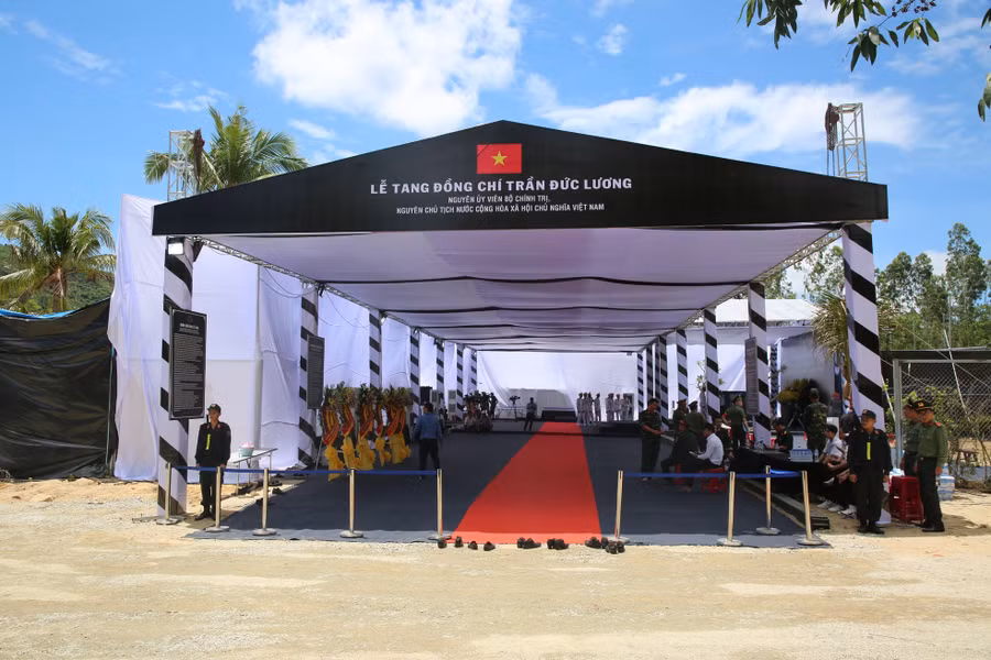 Mọi công tác chuẩn bị tại quê nhà, nơi an nghỉ cuối cùng của nguyên Chủ tịch nước Trần Đức Lương đã hoàn tất.