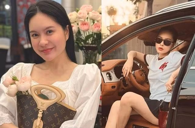 Những lần khoe túi hiệu, xe sang của Đoàn Di Băng. Ảnh: FBNV