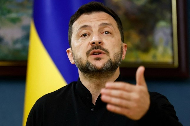 Tổng thống Ukraine Volodymyr Zelensky. (Ảnh: Reuters) Tổng thống Ukraine Volodymyr Zelensky. (Ảnh: Reuters)