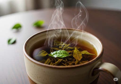 Trà rất tốt nhưng không uống trà trong bữa ăn. Ảnh: AI Trà rất tốt nhưng không uống trà trong bữa ăn. Ảnh: AI