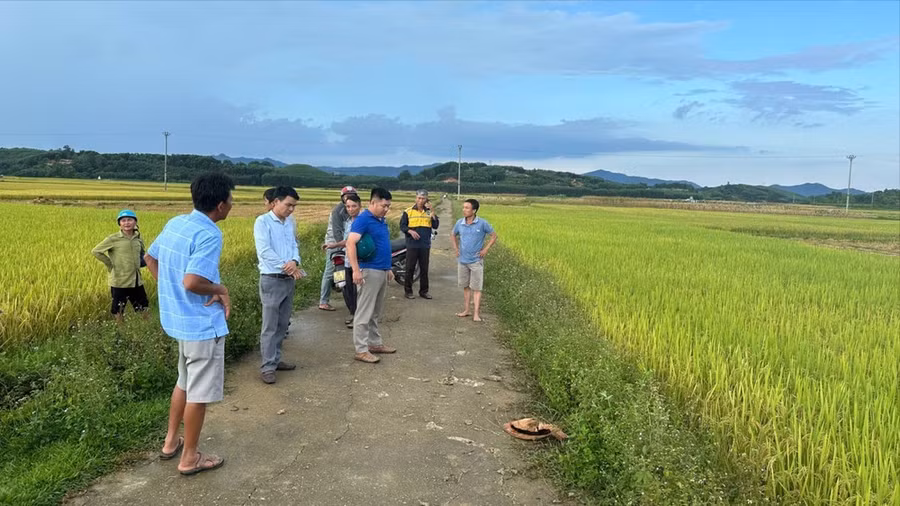 Khu vực hiện trường vụ việc