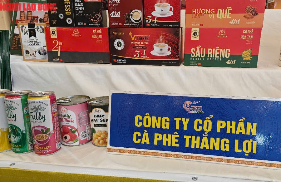 Gian hàng của Công ty CP cà phê Thắng Lợi Gian hàng của Công ty CP cà phê Thắng Lợi