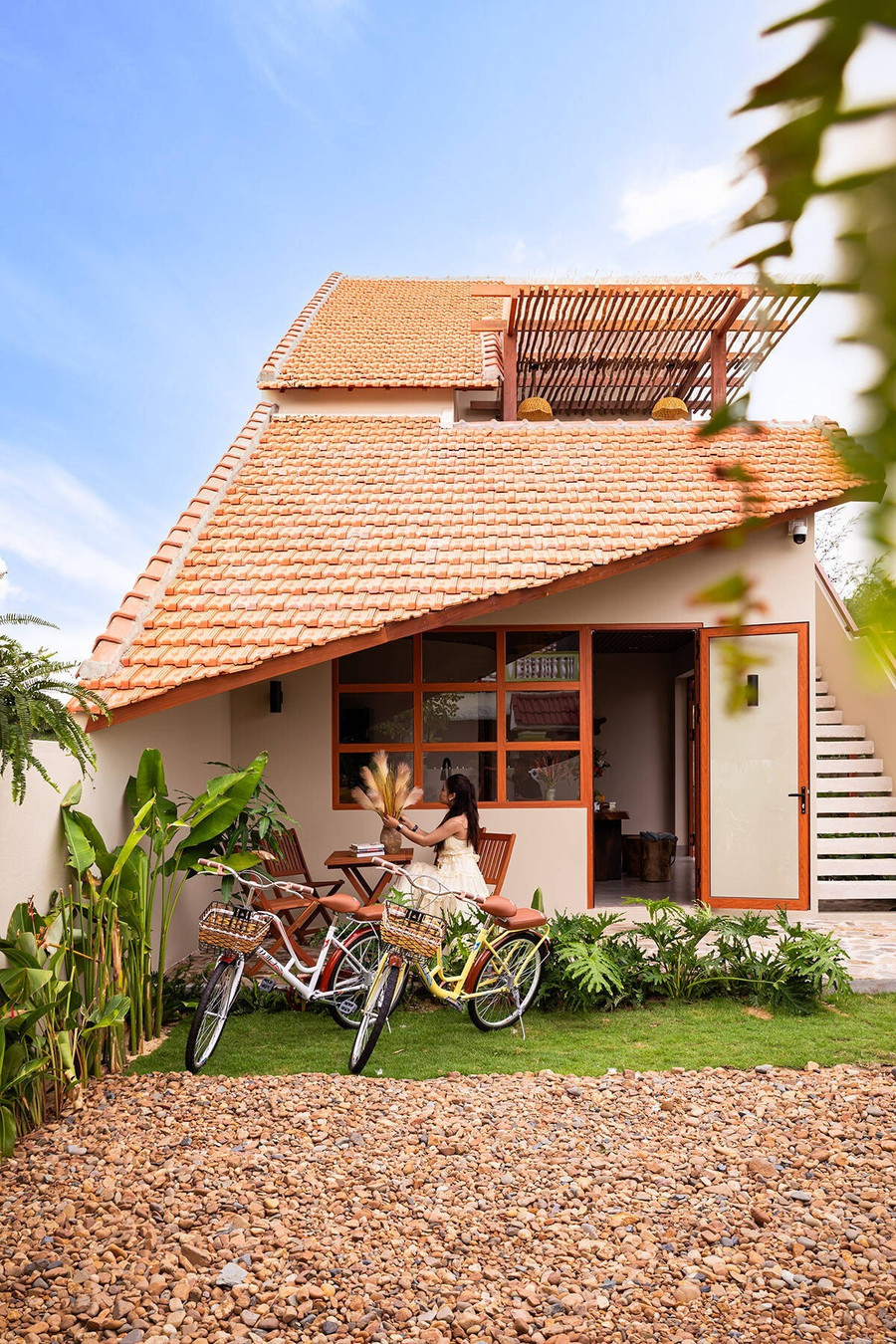 Mái ngói đỏ đặc trưng của kiến trúc Tuy An Mái ngói đỏ đặc trưng của kiến trúc Tuy An