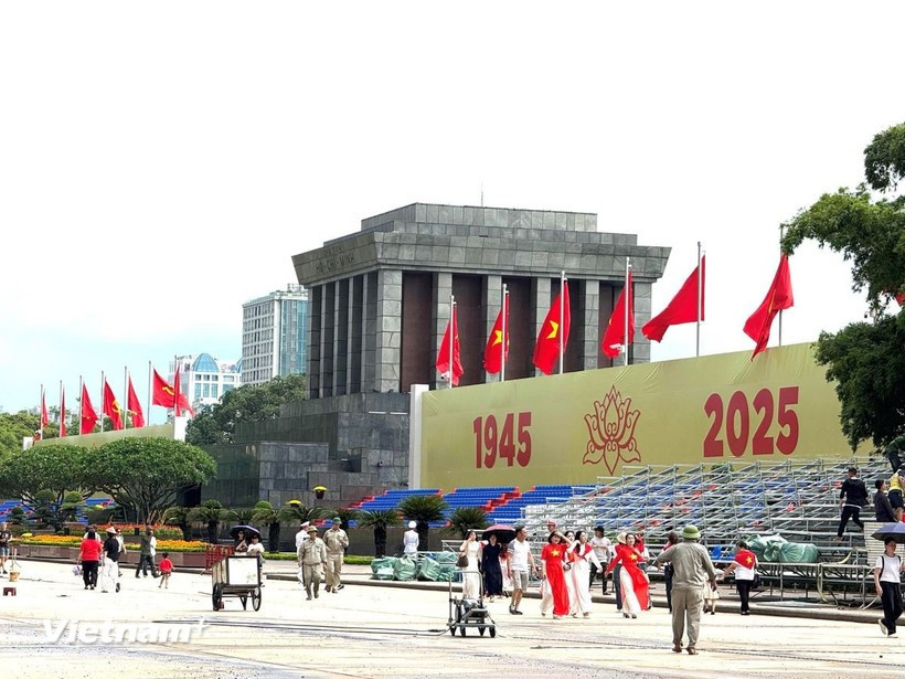 Lăng Chủ tịch Hồ Chí Minh, tháng 8/2025. (Ảnh: Thái Hà/Vietnam+) thudohanoi.jpg
