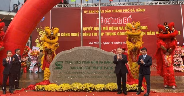 Khu Công viên phần mềm Đà Nẵng với tổng vốn đầu tư gần 1.400 tỉ đồng, dự kiến thu hút 6.000 nhân lực làm việc tại đây