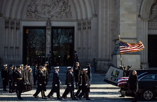Mỹ tổ chức quốc tang cho cựu Tổng thống Jimmy Carter. Ảnh: WAMU, NPR