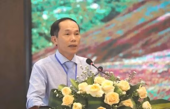 Ông Đinh Xuân Toản, Tổng biên tập Báo Đắk Lắk, vừa xin nghỉ hưu trước tuổi. ẢNH: C.T.V