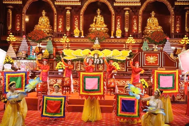 Khai hội Xuân Yên Tử 2024. (Ảnh: Hoài Nam/Vietnam+)