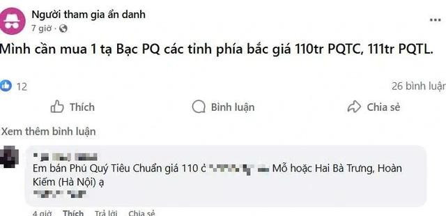 Giao dịch bạc tại 'chợ đen' khá sôi động