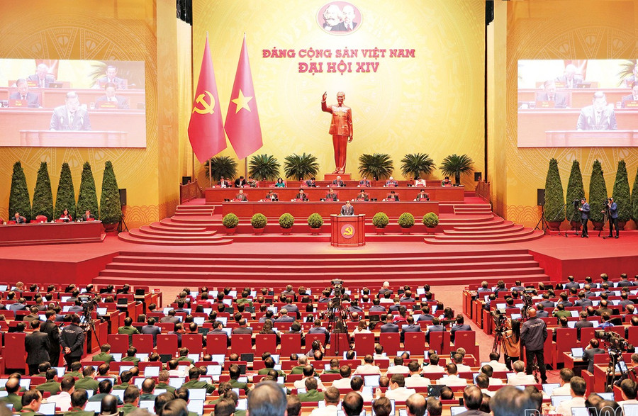 Toàn cảnh phiên trù bị Đại hội XIV của Đảng.