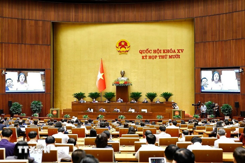 Quốc hội làm việc tại nghị trường. (Ảnh: Doãn Tấn/TTXVN) Quốc hội làm việc tại nghị trường. (Ảnh: Doãn Tấn/TTXVN)c