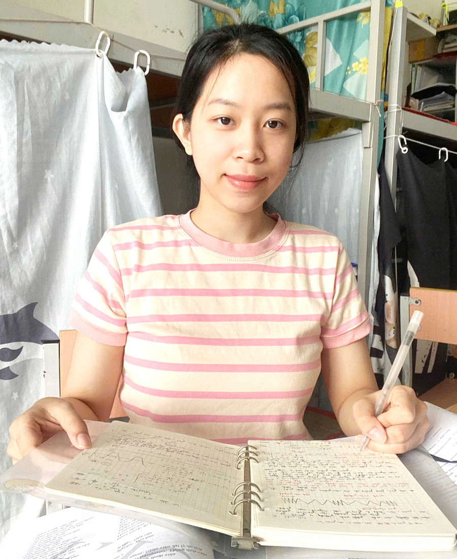 Student Tran Thi Thu Thao. Foto: H. Thuong bg4-2.jpg